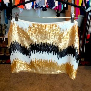 Sequin Mini Skirt